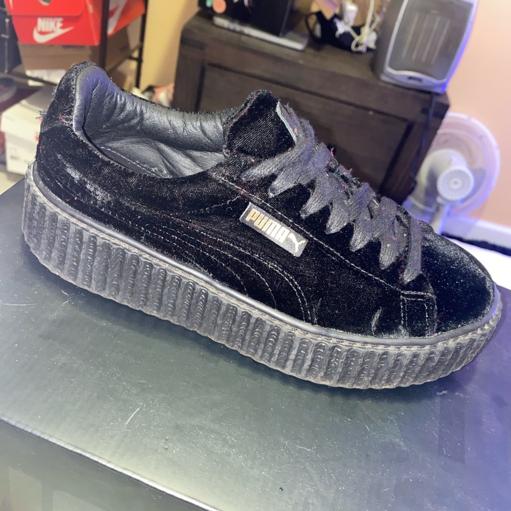 FENTY Black Velvet Creepers